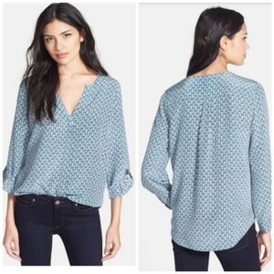 Joie "Volette" Silk Printed Blouse
